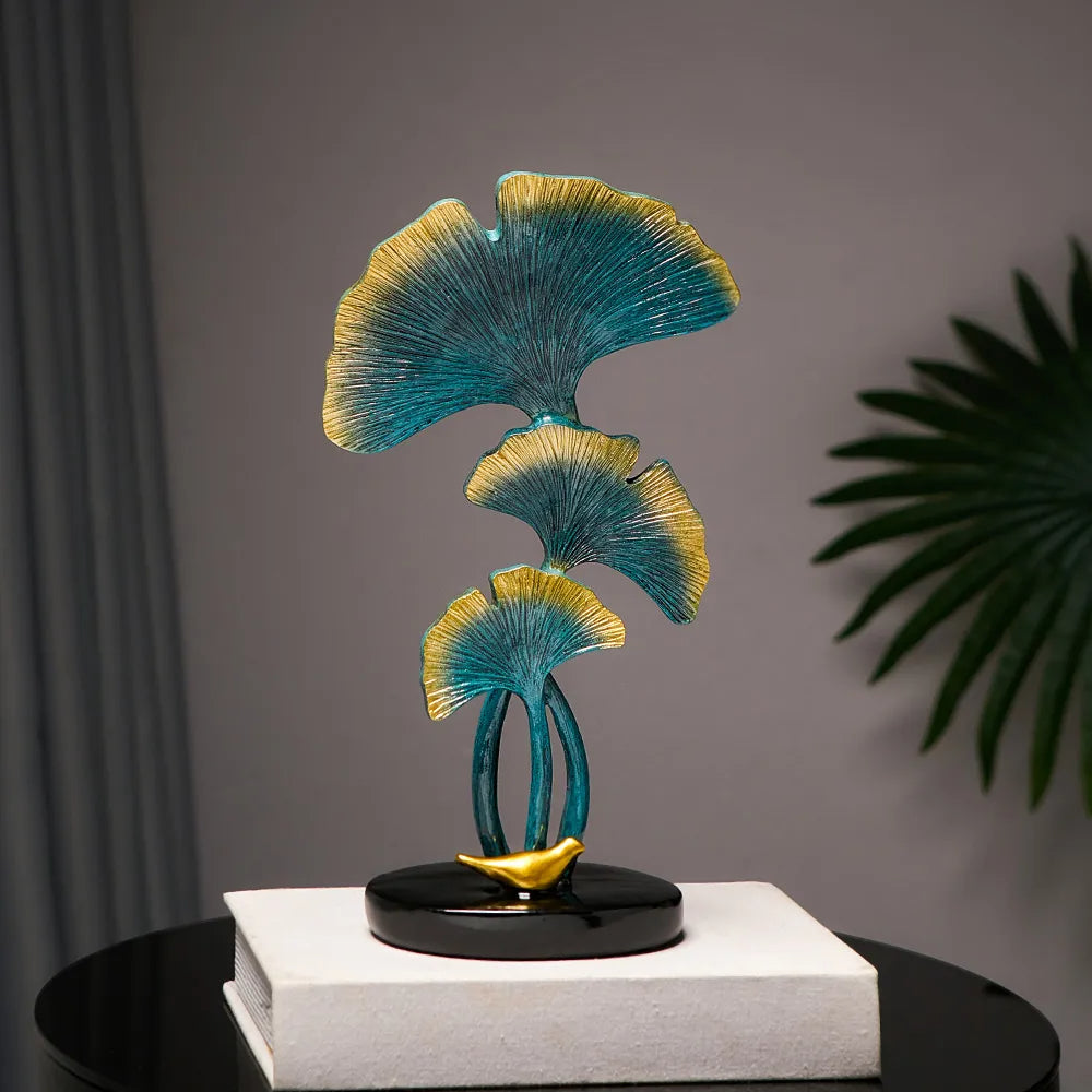 Ginkgo Leaf Sculpture Set