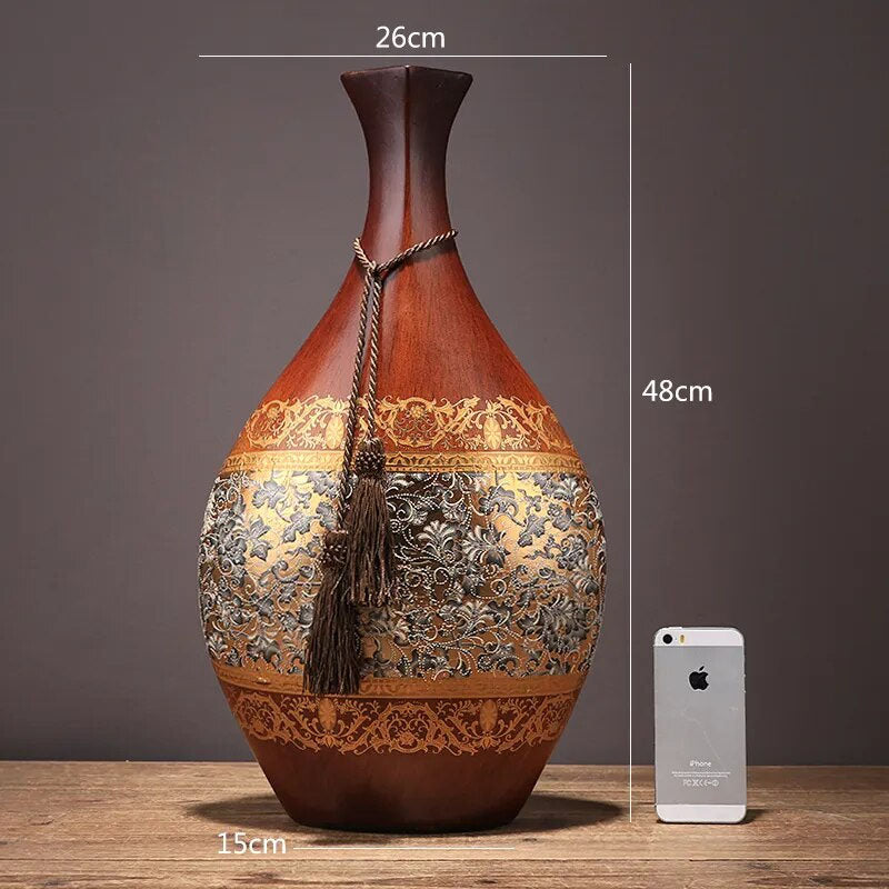 Persian Craftsman Ceramic Vase Set