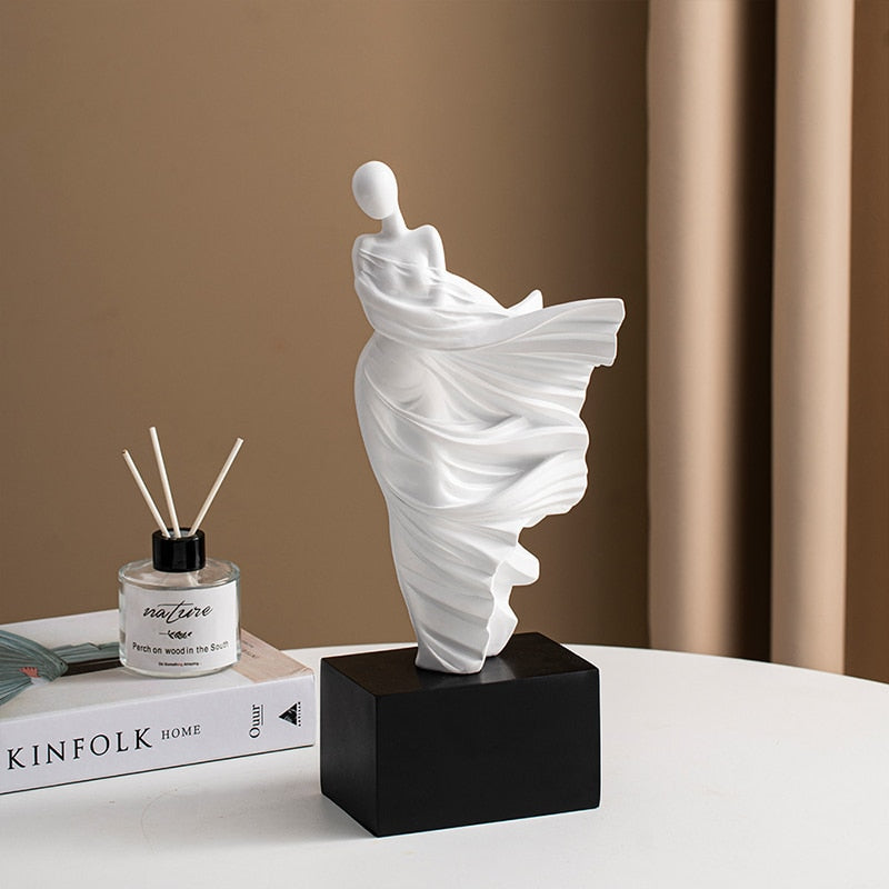 White Angel Dancers Sculpture