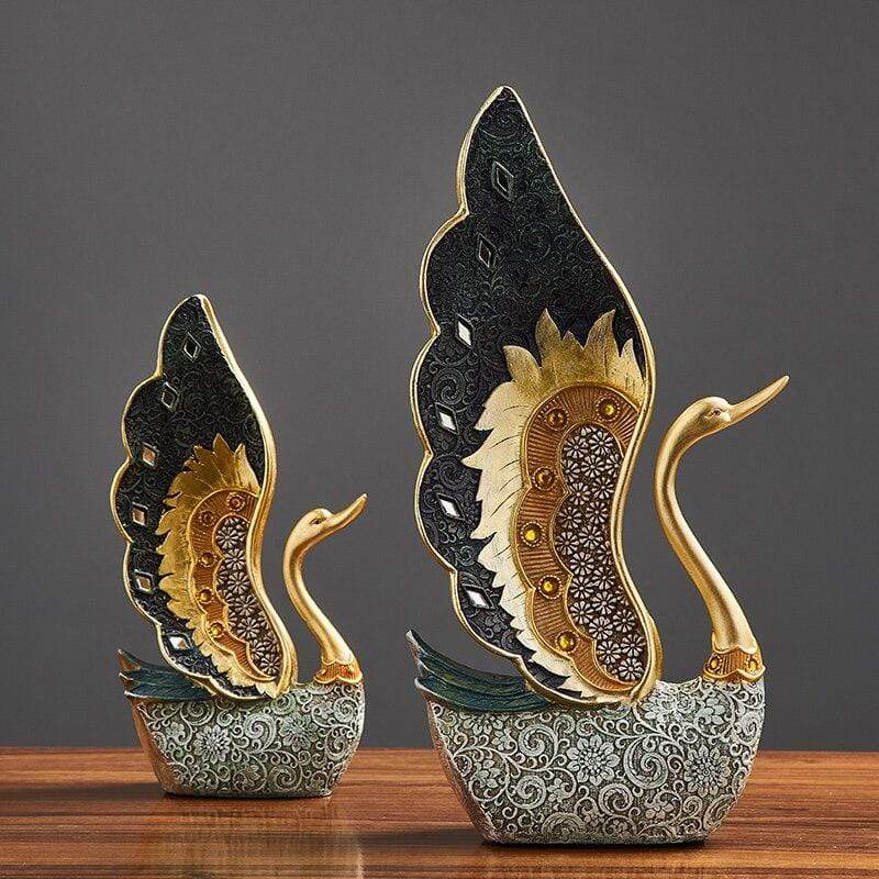 Lezze Decorative Swan - 2 pieces
