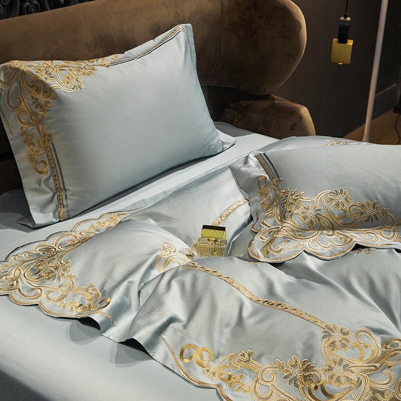 Opal Embroidered Luxury Bedding Set