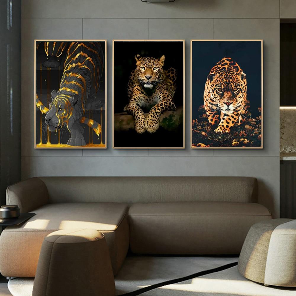 African Jaguar Canvas Print - Lezze Design