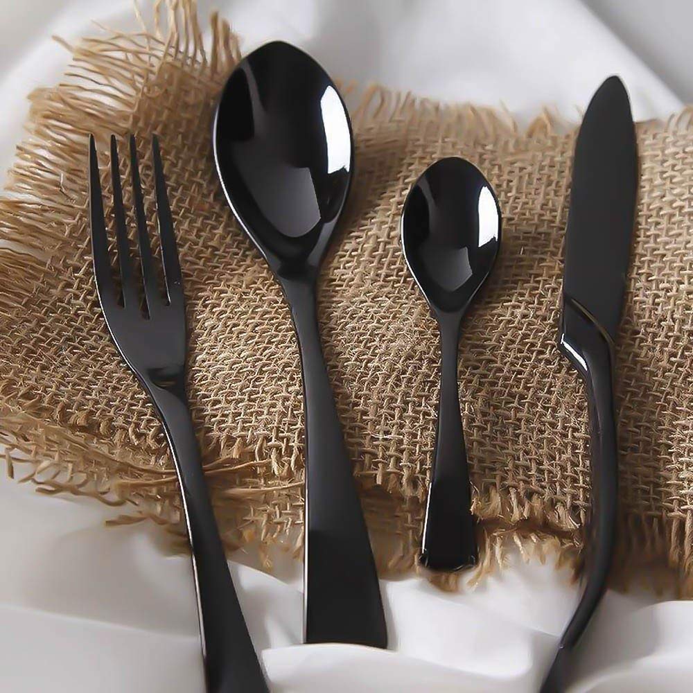 Black Cutlery Set - Lezze Design