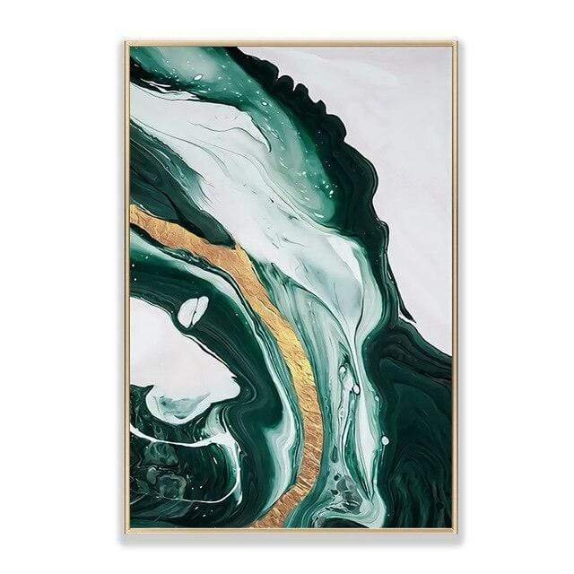 Green Tide Canvas print