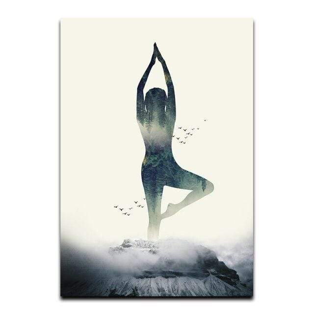 Morning Yoga Canvas