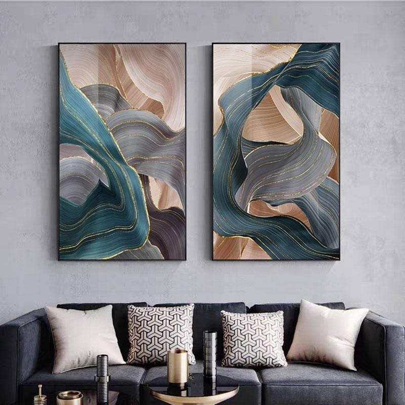 Vibrant Waves Canvas Print